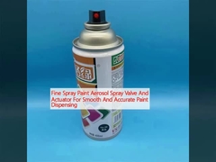 Fine Spray Paint Aerosol Spray Valve And Actuator Untuk Menyalurkan Cat yang Lurus dan Tepat