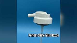 Nosel Kabut Bersinar Aktuator Aerosol Kemilau Rambut