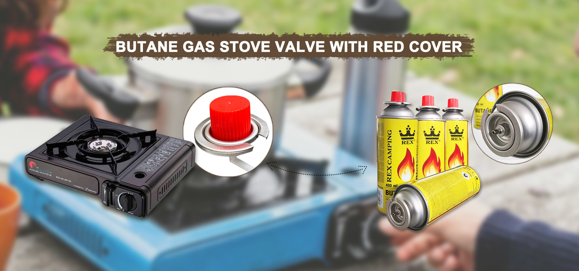 kualitas katup kartrid gas butana pabrik