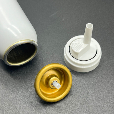 Beli Katup Aerosol Aluminium Perak/Emas Untuk Pengeluaran Semprotan Busa Mousse Rambut pembuatan online