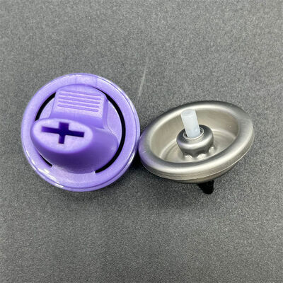 Beli 1 Inch Hair Mousse Aerosol Valve With Actuator For Conditioning Foam Mousse pembuatan online