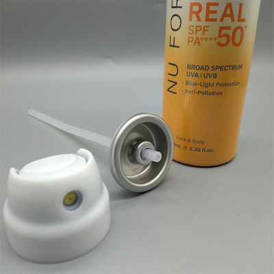 Beli Sun Care Sunscreen Aerosol Valve Untuk Bahkan Dispensing pembuatan online