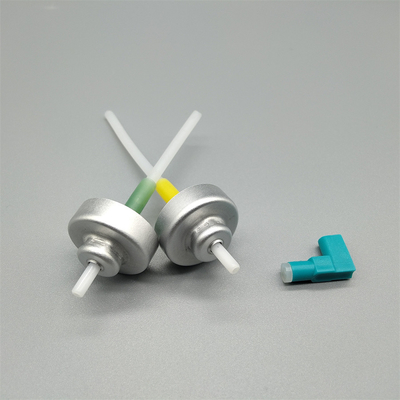 Beli Premium 20mm metered dose valves untuk aerosol kosmetik dan perawatan pribadi dengan karakteristik semprotan yang unggul pembuatan online