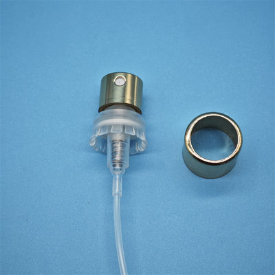 Beli 0.1ml/t 15mm 16.3mm Perak Aluminium Cosmetic Crimp Sprayer Fine Mist Perfume Spray Pump pembuatan online