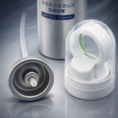 Beli Katup tabir surya aerosol dengan penutup pelindung pembuatan online