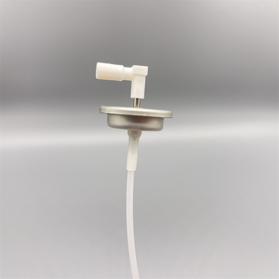 Satu Inch Metal Stem Metered Valve dengan L-Shaped Actuator Precision Dispensing untuk Aerosol + Konstruksi Robust