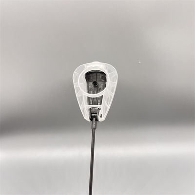 Menyimpan ruang dengan tutup pencetus lipat dengan tabung ekstensi terintegrasi dan mekanisme penguncian anti bocor