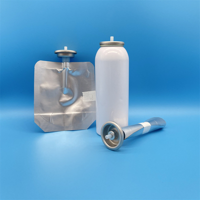 Daya tahan tinggi 1 Inch Bov Bag On Valve Untuk Kaleng Aerosol Aluminium Dispensing yang andal untuk Industri