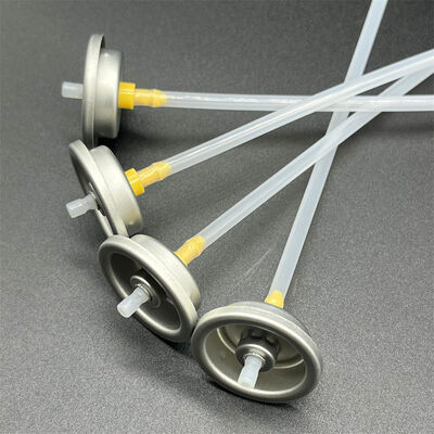 Aerosol Dry Shampoo Valve Katup Kabut Halus untuk Semprotan Penyegar Rambut Penyerap Minyak