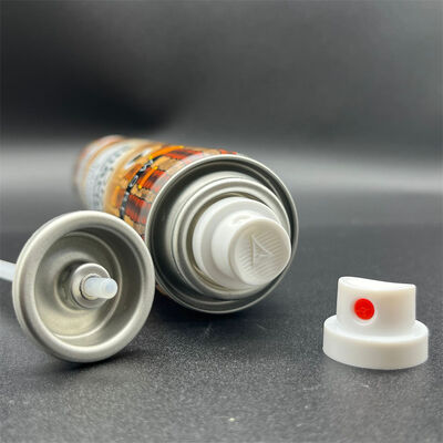 Katup Aerosol Shampoo Kering Presisi Tinggi untuk Semprotan Perawatan Rambut yang Tidak Bisa Kebocoran dan Bebas residu