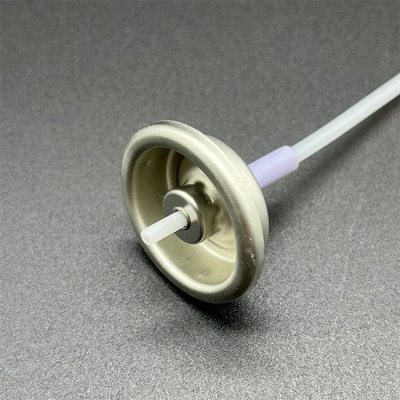 120/150/200 Mcl Plastik Stem Metering Aerosol Valve Untuk Dispensing Cairan yang Tepat