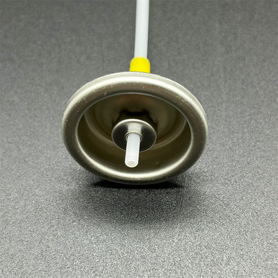 Satu Inch Metered Valve Aerosol Dengan L Bentuk Actuator Air Freshener Control Valve Kuat Dan Efisien
