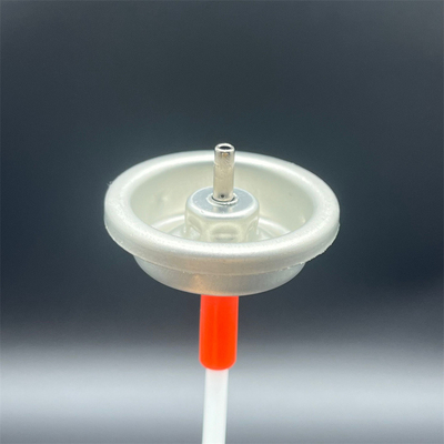 Satu Inch Metered Valve Dengan L Bentuk Actuator Valve Dalam Aerosol High Precision Metering Solusi
