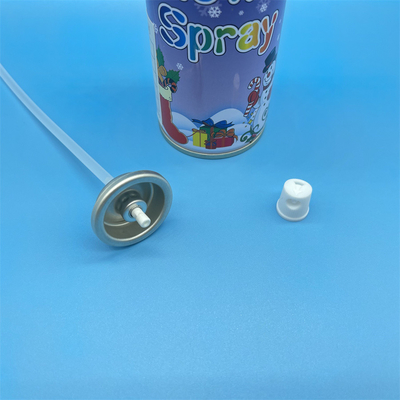 Precision Snow Spray Environmentally Friendly Aerosol Valve untuk Kaleng Tinplate/Aluminium