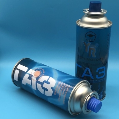 Pemanasan portabel kompor gas butane kaleng kompak butane gas kaleng Diameter 65mm
