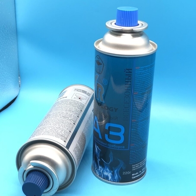 Kaleng Butan Gas Berkinerja Tinggi untuk Kompor Portable. Sumber Bahan Bakar yang Dapat Diandalkan dan Aman