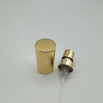 Pompa parfum warna emas dengan tutup Emas Atau Perak 21mm Perfume Mist Spray