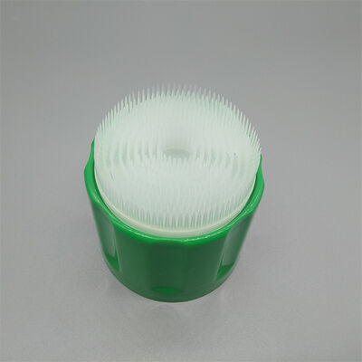 Foam Cleaner Brush Cap with Integrated Dispensing & Scrubbing System for Surface Cleaners