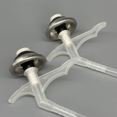 Katup dispenser busa PU fleksibel untuk perbaikan pipa dengan dispenser multi-angle