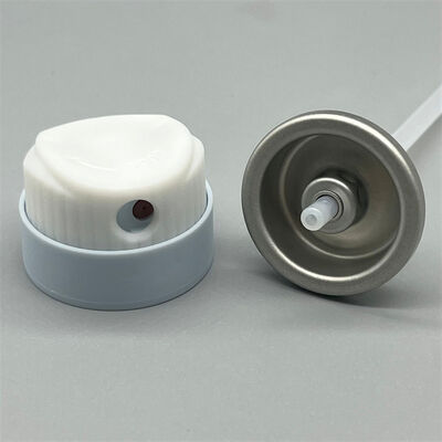Twist Lock Spray Cap Dan Aerosol Valve Untuk Sunscreen Spray