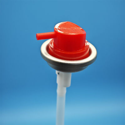Katup Semprot 360 derajat untuk Aerosol Can Dispensing Omnidirectional Actuator untuk penggunaan otomotif, pembersihan, dan perawatan