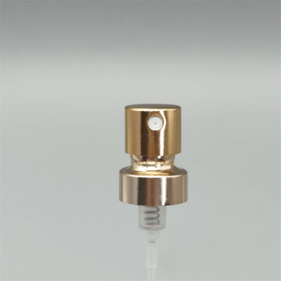Pompa Parfum Aluminium Emas dengan Cap 21mm Fine Mist Sprayer