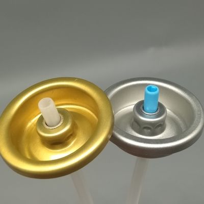 Katup semprot bubuk aliran tinggi untuk aplikasi deodoran aerosol dan sampo kering
