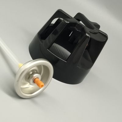 Katup Aerosol Dan Aktuator Untuk Insektisida Berbasis Alkohol Dengan Keakuratan Semprot Tinggi