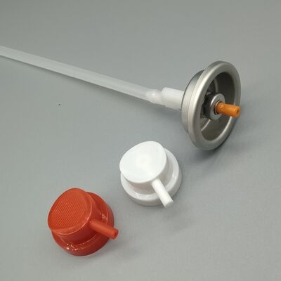 Professional Finish 360 Degree Aerosol Valve With Actuator for Automotive Detailing Products with Wide, Even Fan Pattern