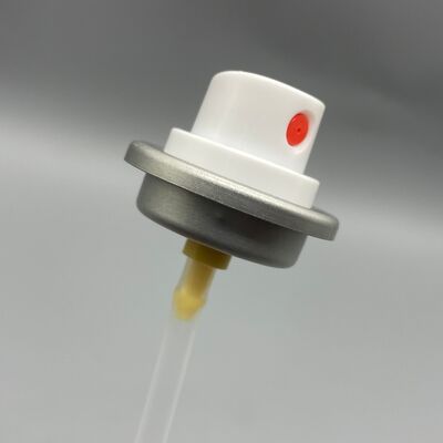 Fine Mist Hair Shin Aerosol Valve untuk formula berbasis minyak ringan