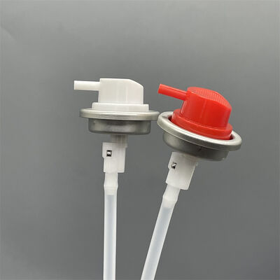 Katup Aerosol Spray Upside Down dengan Kapasitas Spray 360 derajat untuk Kemasan Aerosol