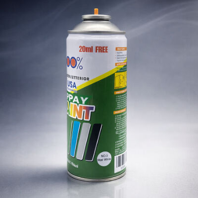 Katup Kaleng Cat Pria Berlapis Warna Premium dengan Aktuator