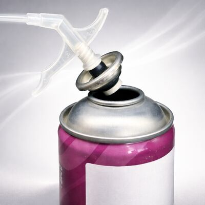 Satu inci Tinplate PU Foam Valve dengan nozzle tahan penyumbatan untuk dispenser yang tepat