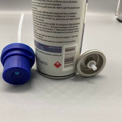 Klep aerosol antibakteri kelas industri dengan nozzle anti-blokir dan output kabut luas yang konsisten