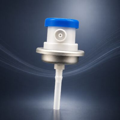 Odor-Eliminating Shoe & Socks Aerosol Valve with Dual-Spray Capability, Chemical-Resistant Construction, and 360-Degree Operation