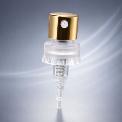 Pompa Parfum Aluminium tahan kebocoran 21mm untuk Dispensing Parfum Presisi